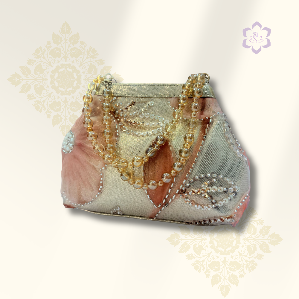 Pearl Petal Party Clutch