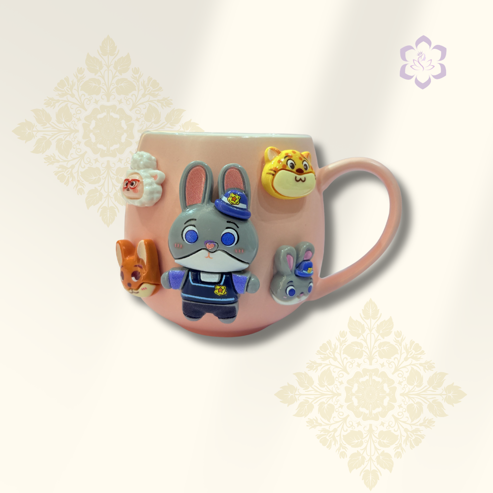 Cute Bunny Officer Coffee Mug