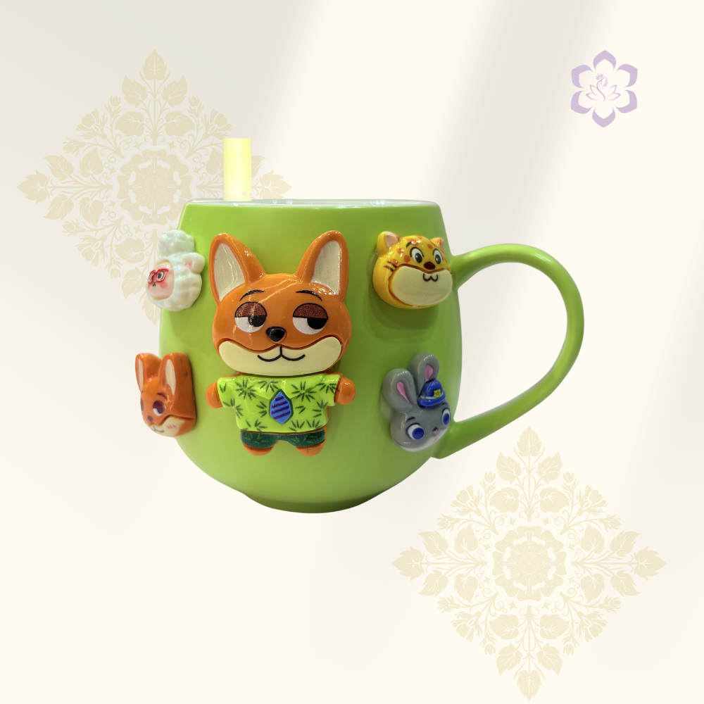 Cute Fox 3D Ceramic Mug
